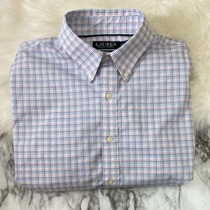 Lauren Ralph Lauren | slim fit plaid button dress shirt
